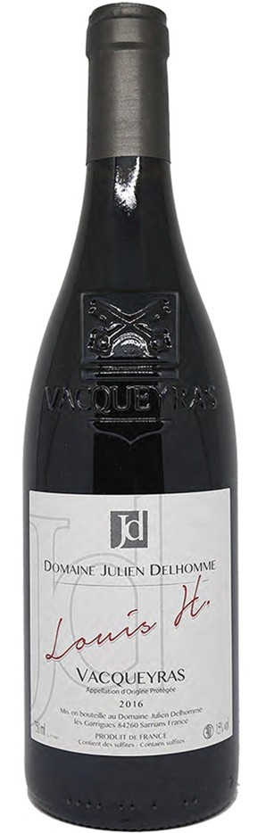 Vacqueyras AOP - Louis H - Domaine Julien Delhomme- 2023 0,75l